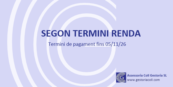 Segon Termini Renda